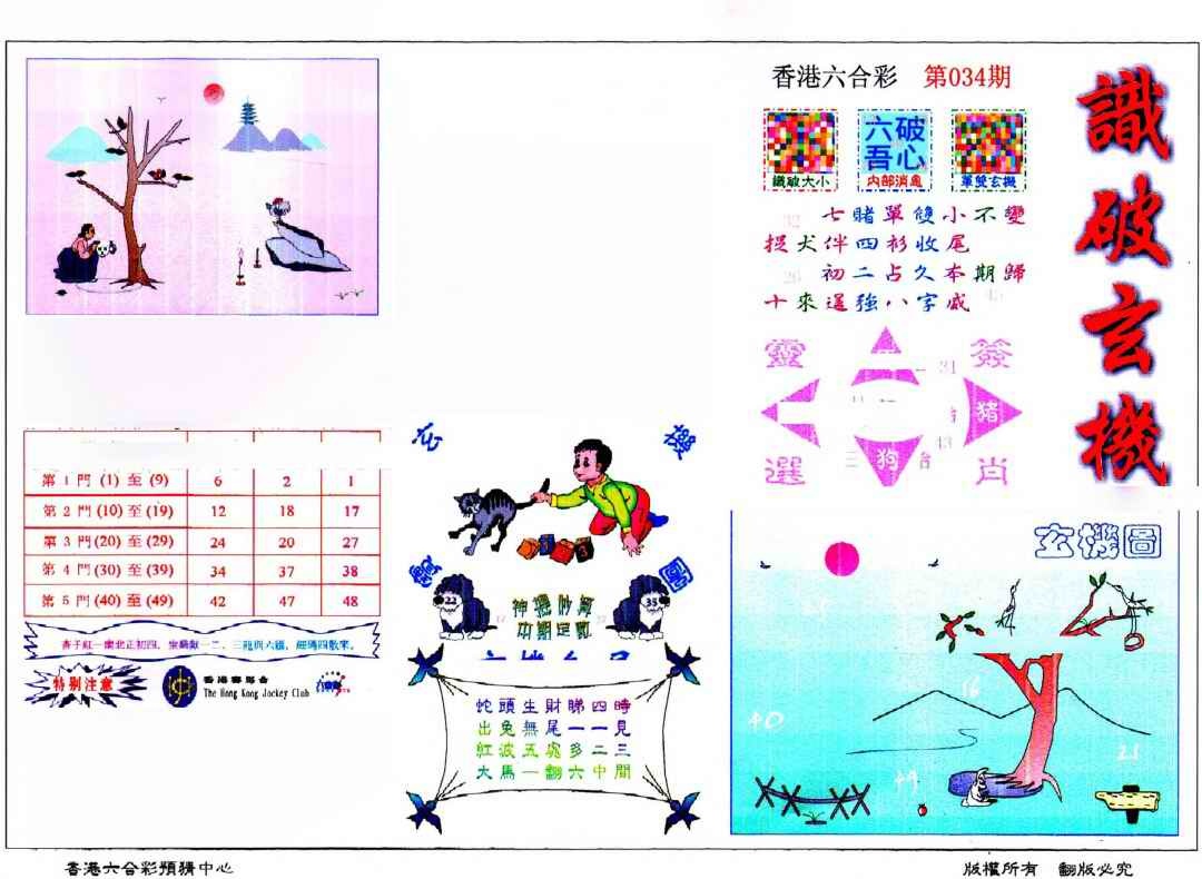 034期识破玄机(保证香港版)[图]