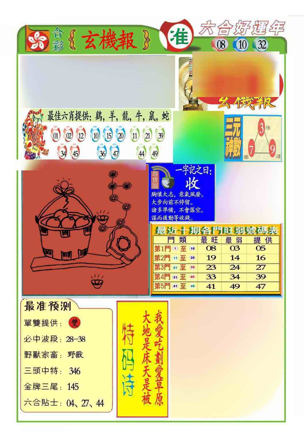 034期马经玄机报(新图推荐)[图]
